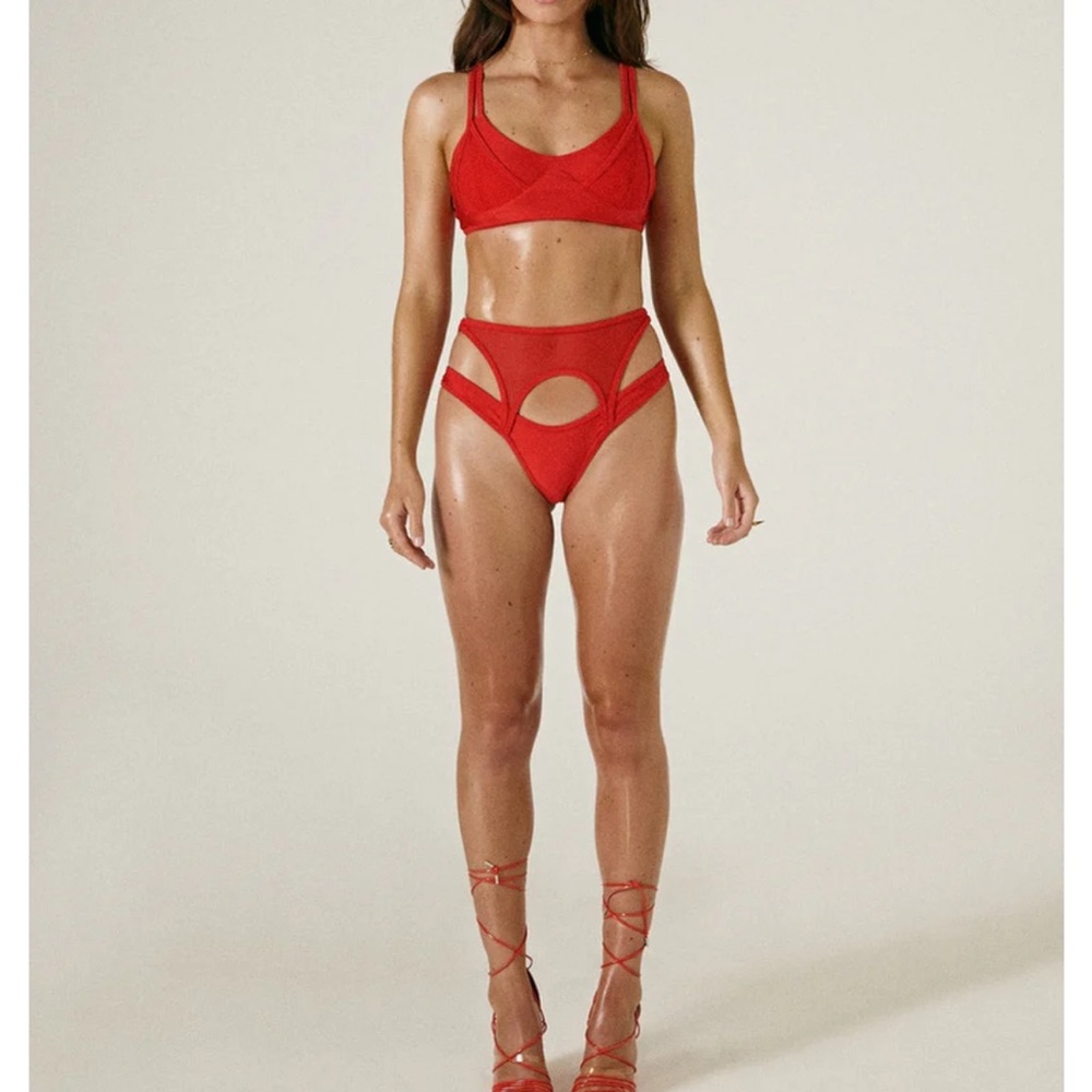 Creatures of XIX Waspie bottoms and Classique Triangle Bra